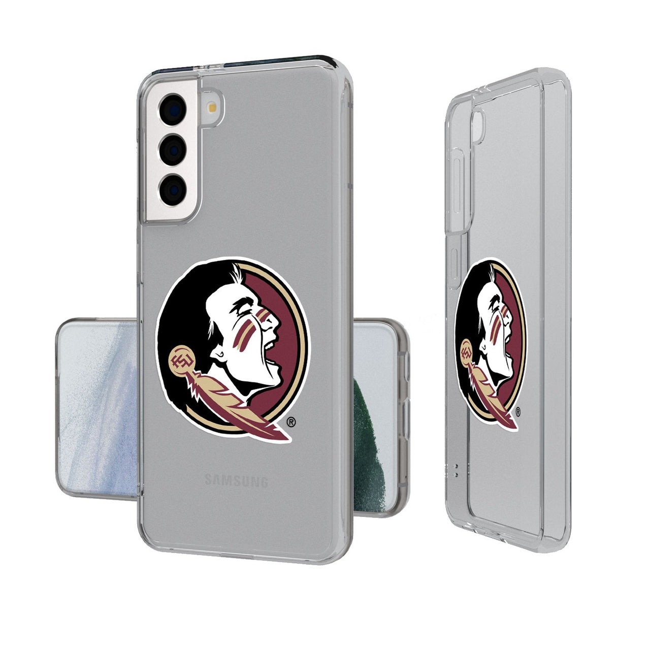 Florida State University Seminoles Insignia Clear Phone Case-0