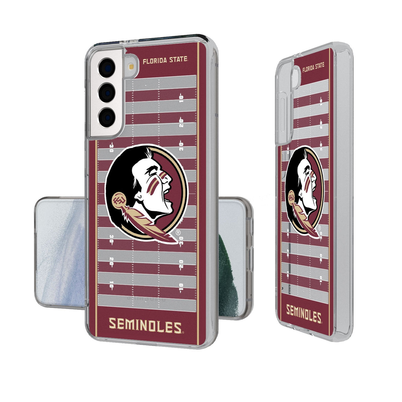 Florida State University Seminoles Field Clear Phone Case-0