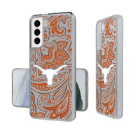 Thumbnail for University of Texas Longhorns Paisley Clear Phone Case-0