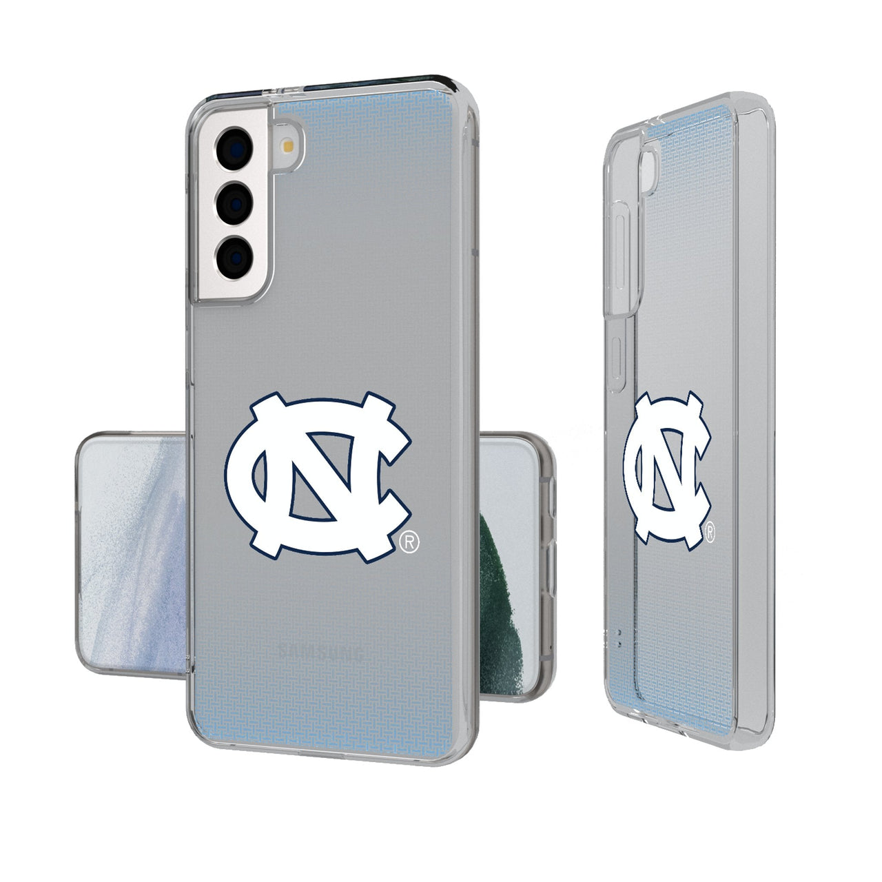 University of North Carolina Tar Heels Linen Clear Phone Case-0