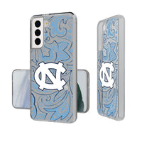 Thumbnail for University of North Carolina Tar Heels Paisley Clear Phone Case-0