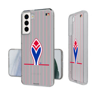 Thumbnail for Atlanta Braves 1972-1975 - Cooperstown Collection Pinstripe Clear Phone Case-0