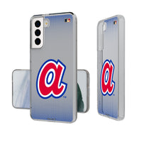 Thumbnail for Atlanta Braves 1972-1980 - Cooperstown Collection Linen Clear Phone Case-0