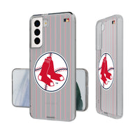 Thumbnail for Boston Red Sox 1970-1975 - Cooperstown Collection Pinstripe Clear Phone Case-0