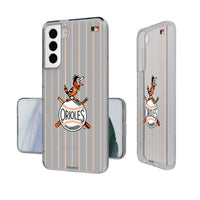 Thumbnail for Baltimore Orioles 1954-1963 - Cooperstown Collection Pinstripe Clear Phone Case-0