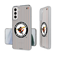 Thumbnail for Baltimore Orioles 1966-1969 - Cooperstown Collection Pinstripe Clear Phone Case-0