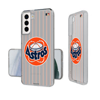 Thumbnail for Houston Astros 1977-1993 - Cooperstown Collection Pinstripe Clear Phone Case-0