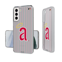 Thumbnail for LA Angels 1971 - Cooperstown Collection Pinstripe Clear Phone Case-0