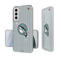 Thumbnail for Miami Marlins 1993-2011 - Cooperstown Collection Pinstripe Clear Phone Case-0