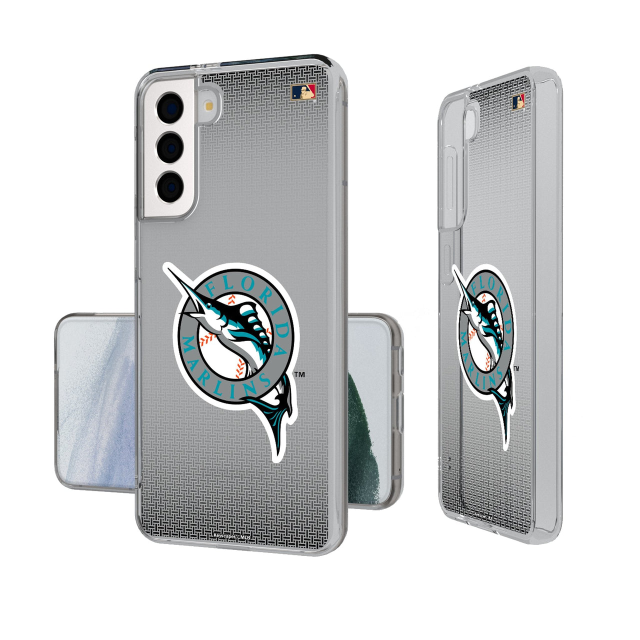 Miami Marlins 1993-2011 - Cooperstown Collection Linen Clear Phone Case-0