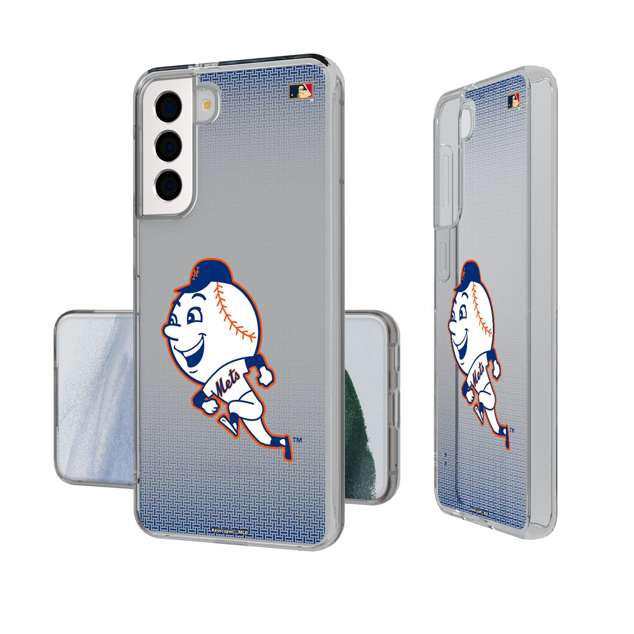 New York Mets 2014 - Cooperstown Collection Linen Clear Phone Case-0