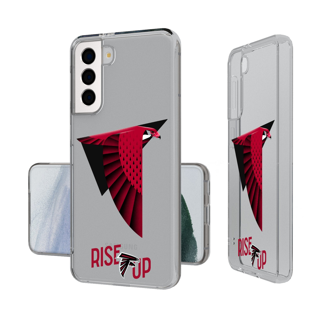 Atlanta Falcons 2024 Illustrated Limited Edition Clear Phone Case-0