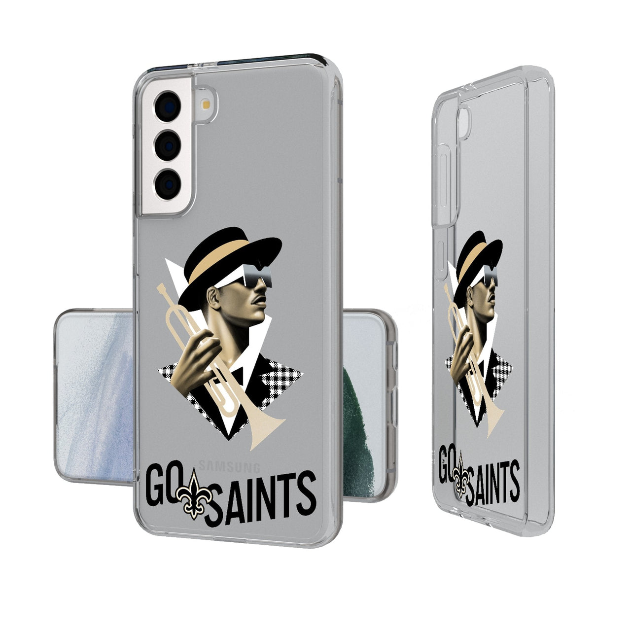 New Orleans Saints 2024 Illustrated Limited Edition Clear Phone Case-0