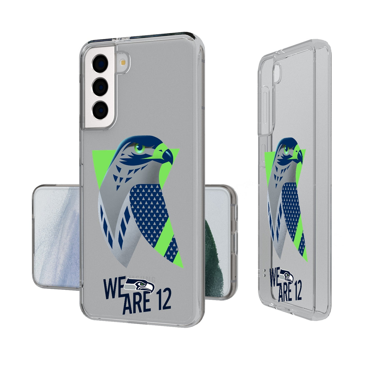 Seattle Seahawks 2024 Illustrated Limited Edition Clear Phone Case-0