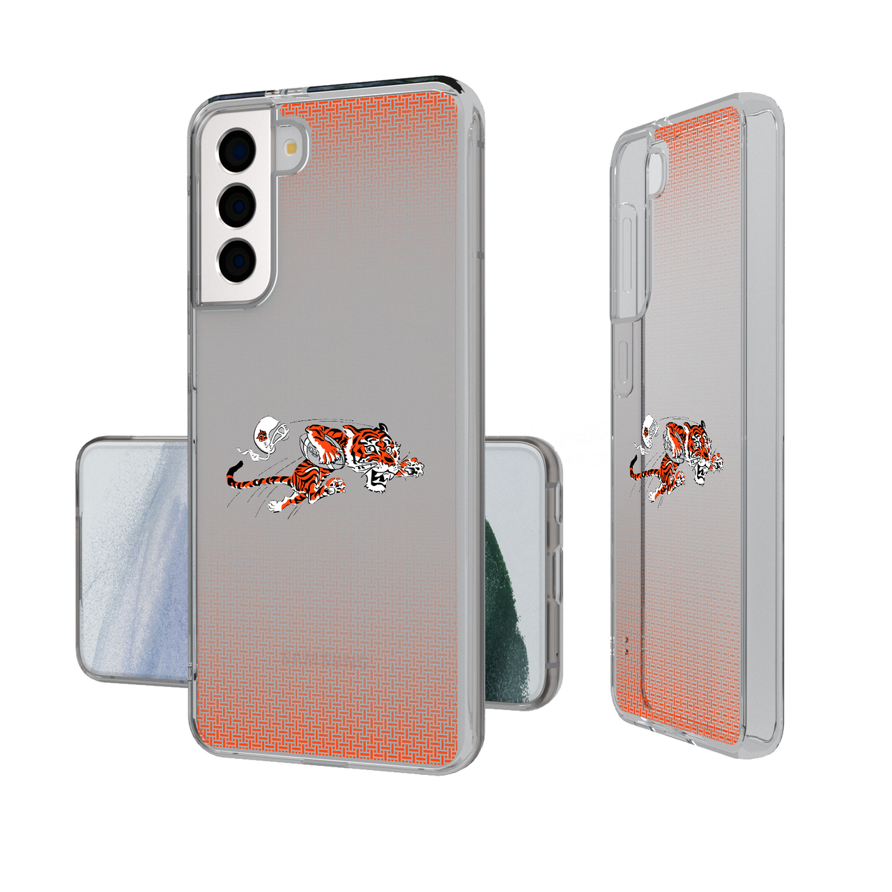 Cincinnati Bengals Historic Collection Linen Clear Phone Case-1