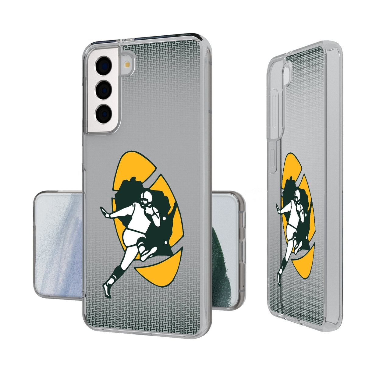 Green Bay Packers Historic Collection Linen Clear Phone Case-0