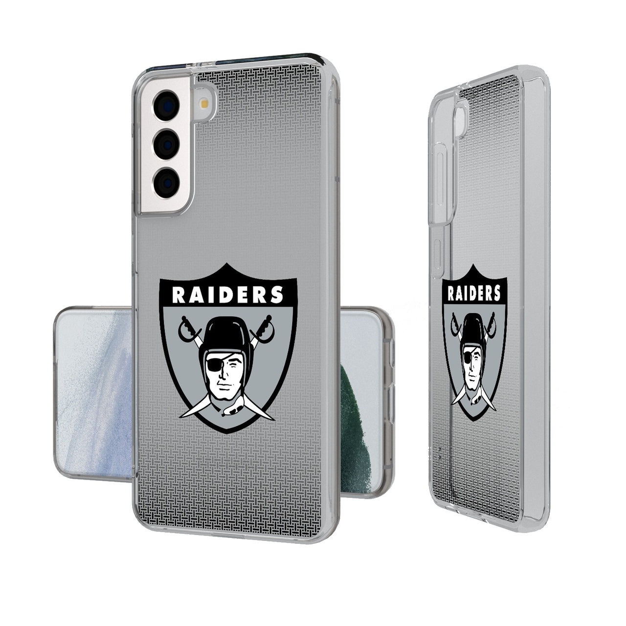 Oakland Raiders 1963 Historic Collection Linen Clear Phone Case-0