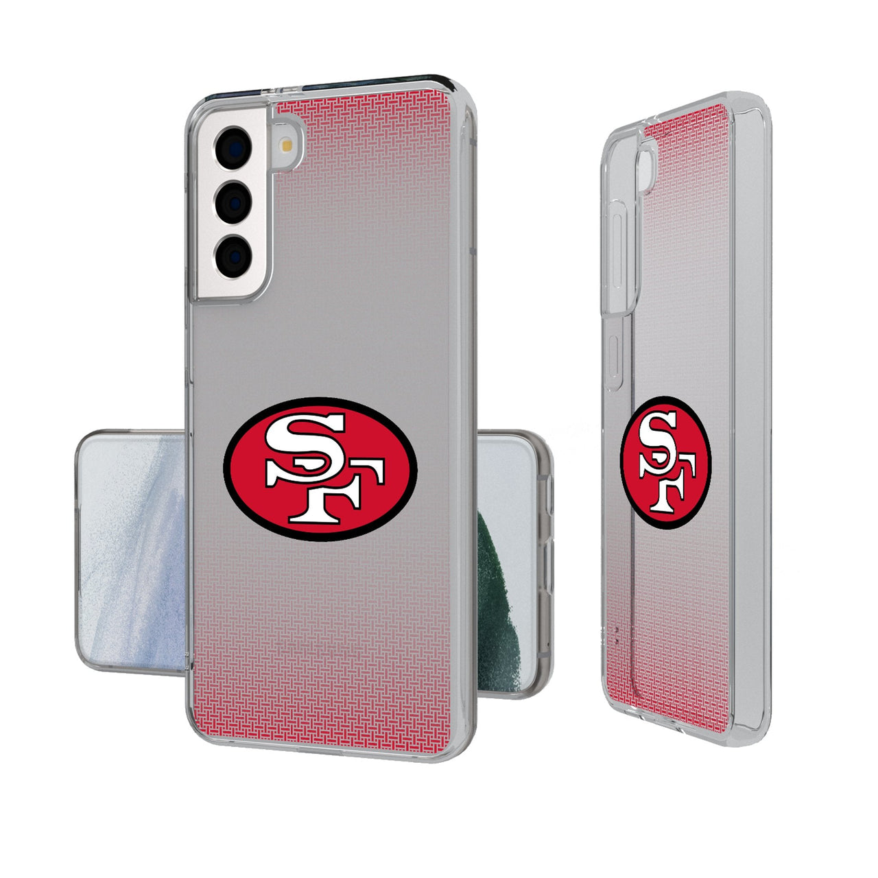 San Francisco 49ers Historic Collection Linen Clear Phone Case-0