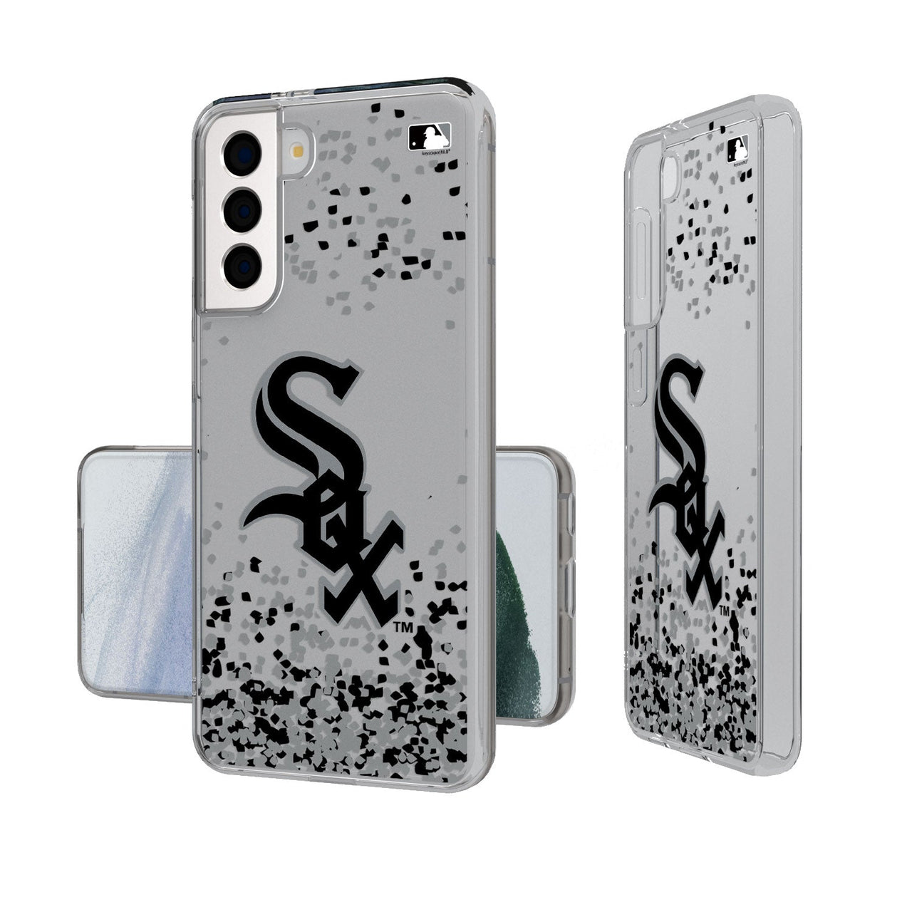 Chicago White Sox Confetti Clear Case-19