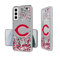 Thumbnail for Cincinnati Reds Confetti Clear Phone Case-0