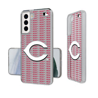 Thumbnail for Cincinnati Reds Text Backdrop Clear Phone Case-0