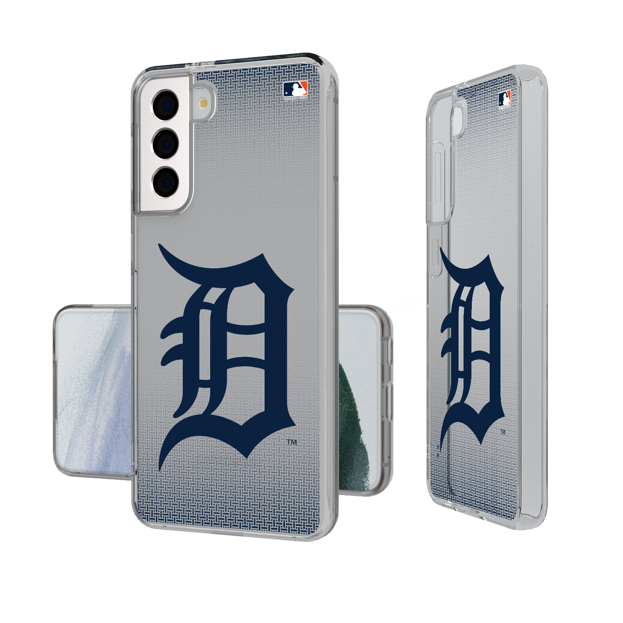 Detroit Tigers Linen Clear Phone Case-0