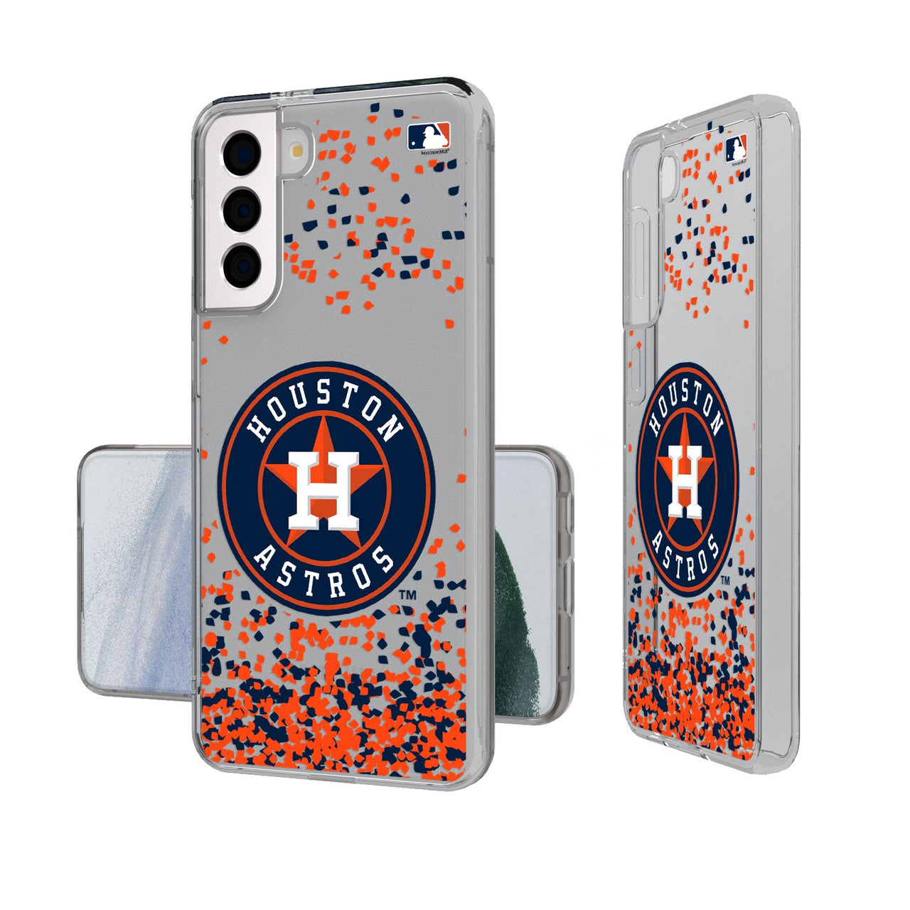 Houston Astros Confetti Clear Case-19