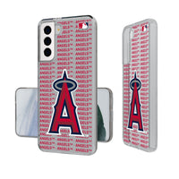 Thumbnail for Los Angeles Angels Text Backdrop Clear Phone Case-0