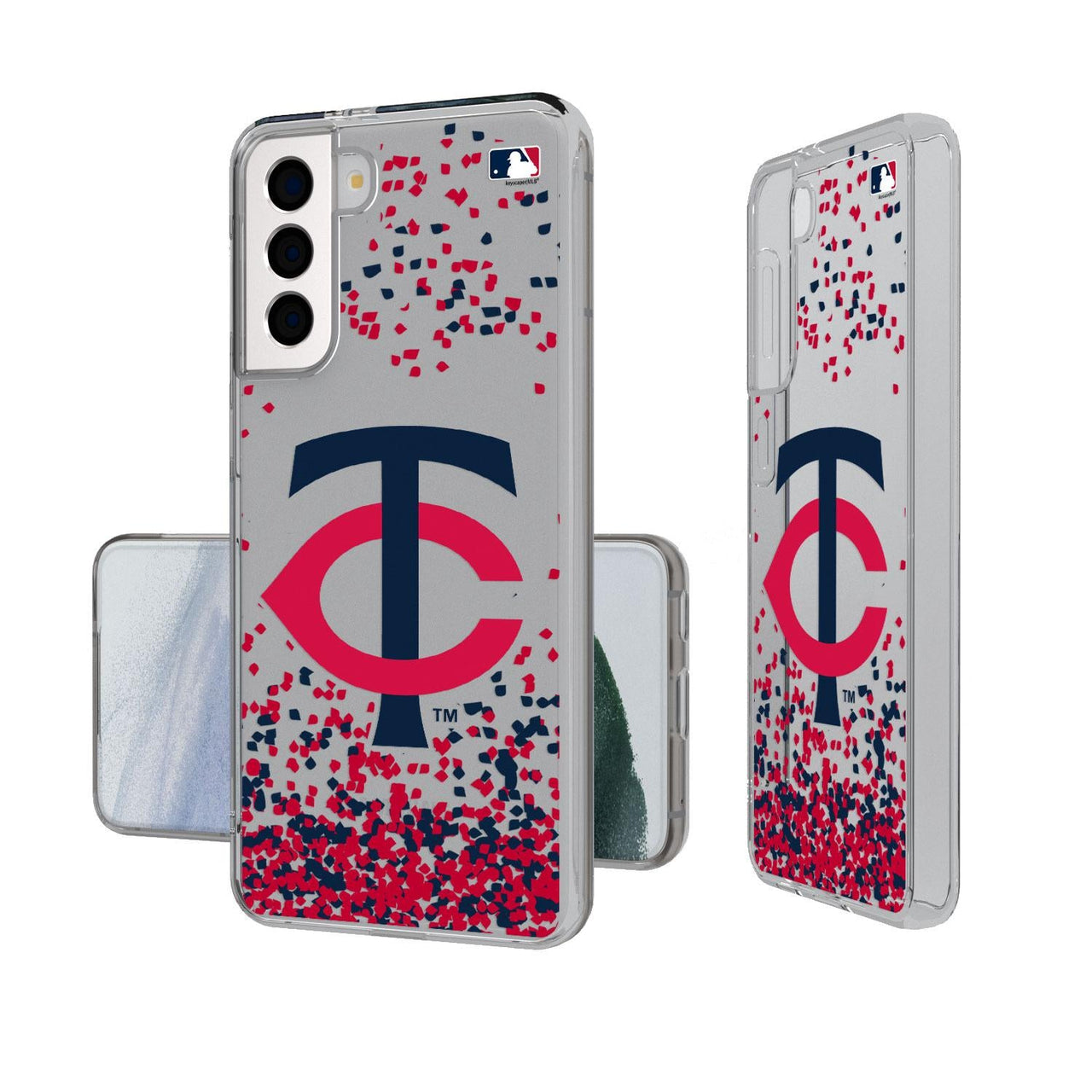 Minnesota Twins Confetti Clear Case-1