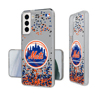 Thumbnail for New York Mets Confetti Clear Phone Case-0