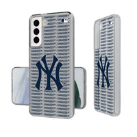 Thumbnail for New York Yankees Text Backdrop Clear Phone Case-0