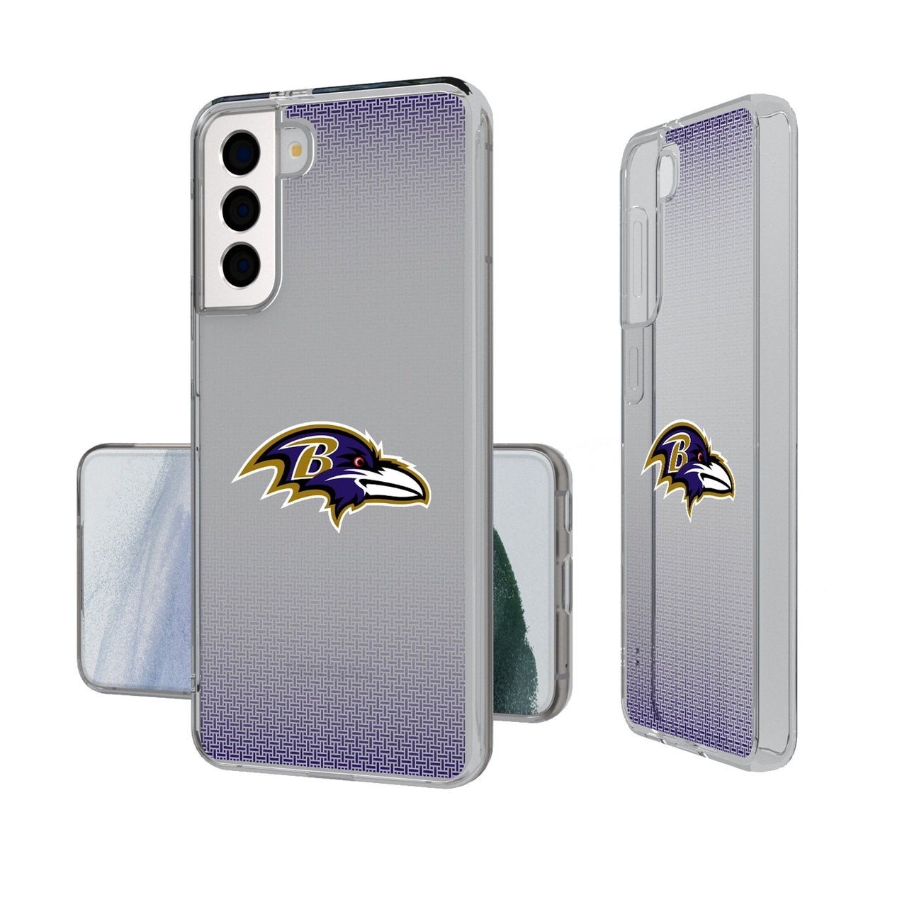 Baltimore Ravens Linen Clear Phone Case-0