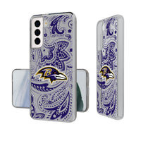 Thumbnail for Baltimore Ravens Paisley Clear Phone Case-0