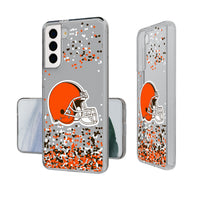 Thumbnail for Cleveland Browns Confetti Clear Phone Case-0