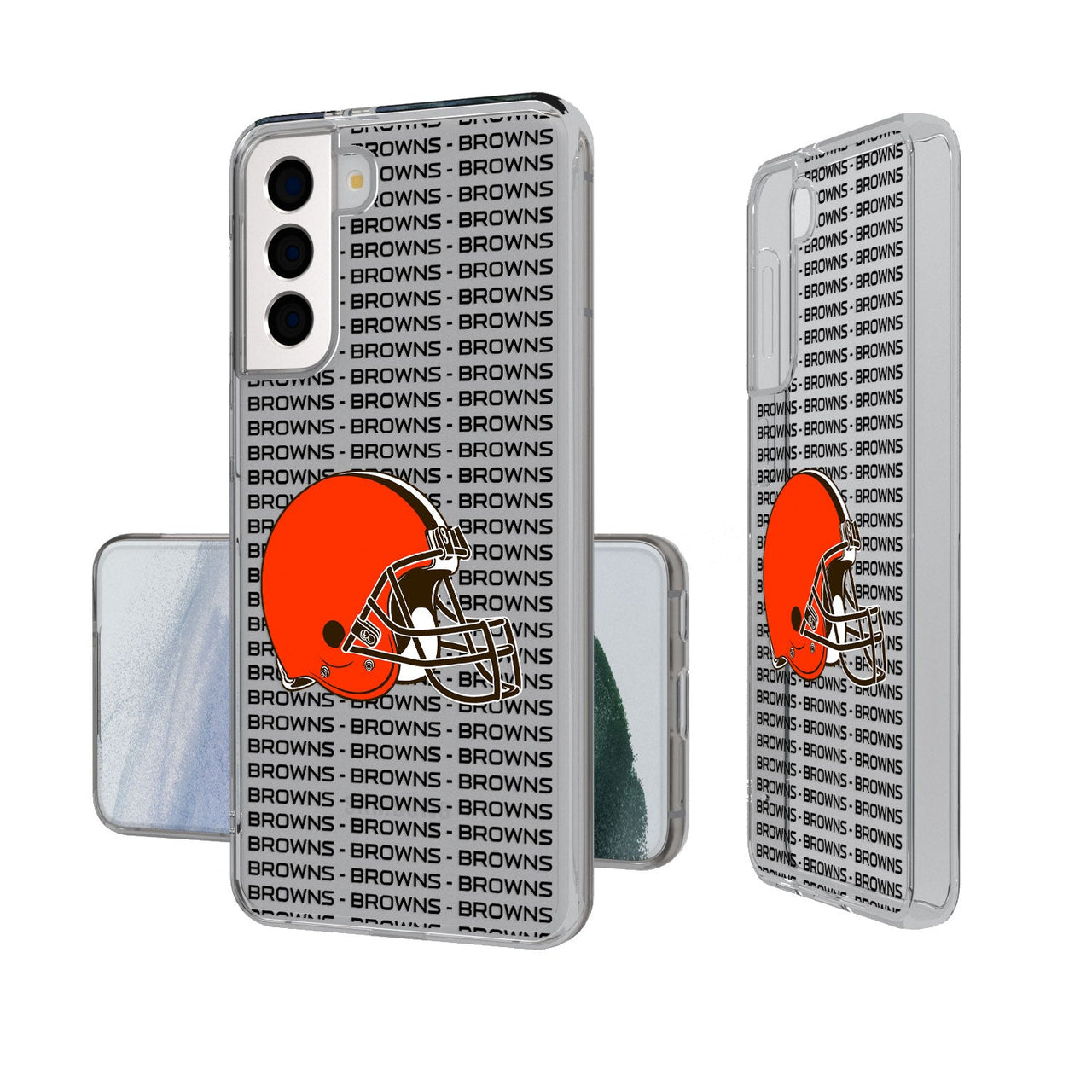 Cleveland Browns Blackletter Clear Case-19