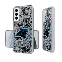 Thumbnail for Carolina Panthers Paisley Clear Phone Case-0