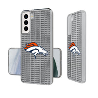 Thumbnail for Denver Broncos Text Backdrop Clear Phone Case-0