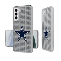 Thumbnail for Dallas Cowboys Text Backdrop Clear Phone Case-0