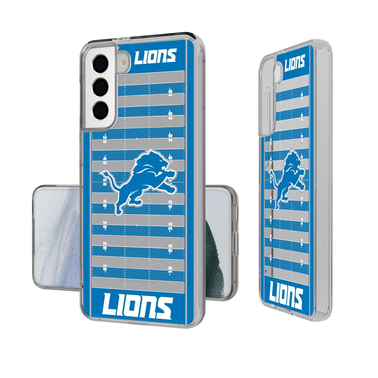 Detroit Lions Field Clear Phone Case-0