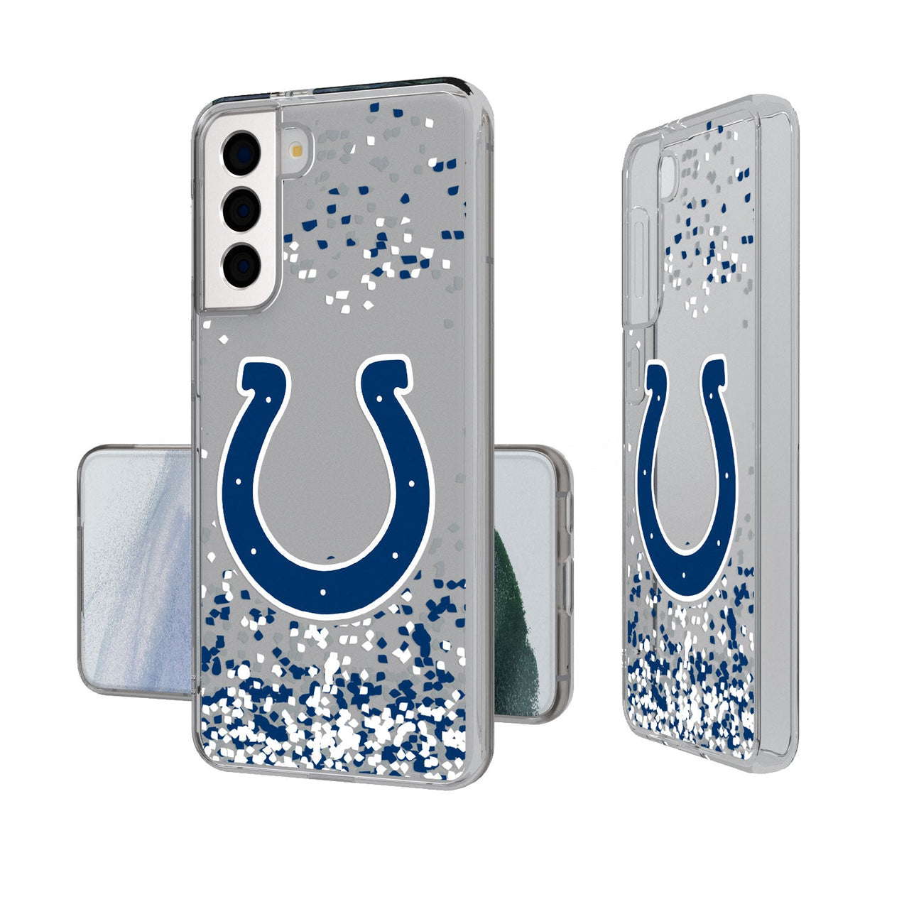 Indianapolis Colts Confetti Clear Case-19