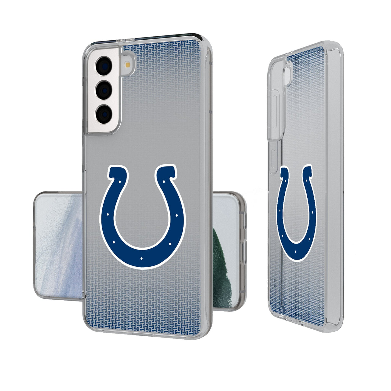 Indianapolis Colts Linen Clear Phone Case-0