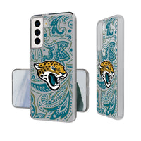 Thumbnail for Jacksonville Jaguars Paisley Clear Phone Case-0