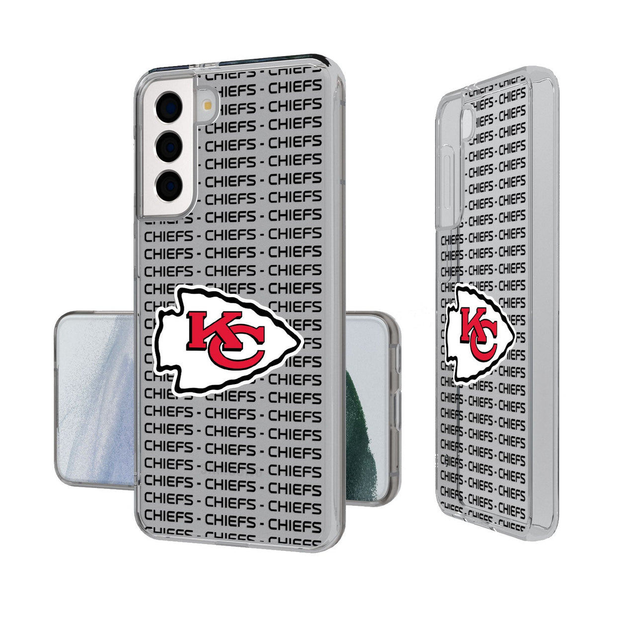 Kansas City Chiefs Blackletter Clear Case-19