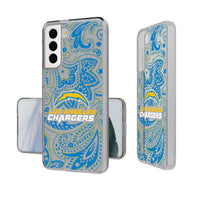 Thumbnail for Los Angeles Chargers Paisley Clear Case-1