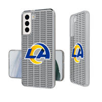 Thumbnail for Los Angeles Rams Text Backdrop Clear Phone Case-0