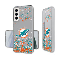 Thumbnail for Miami Dolphins Confetti Clear Case-1