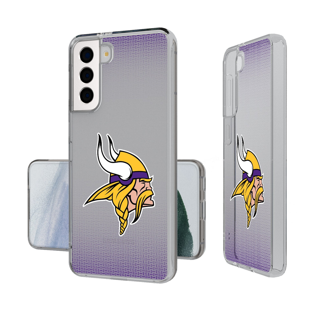 Minnesota Vikings Linen Clear Phone Case-0