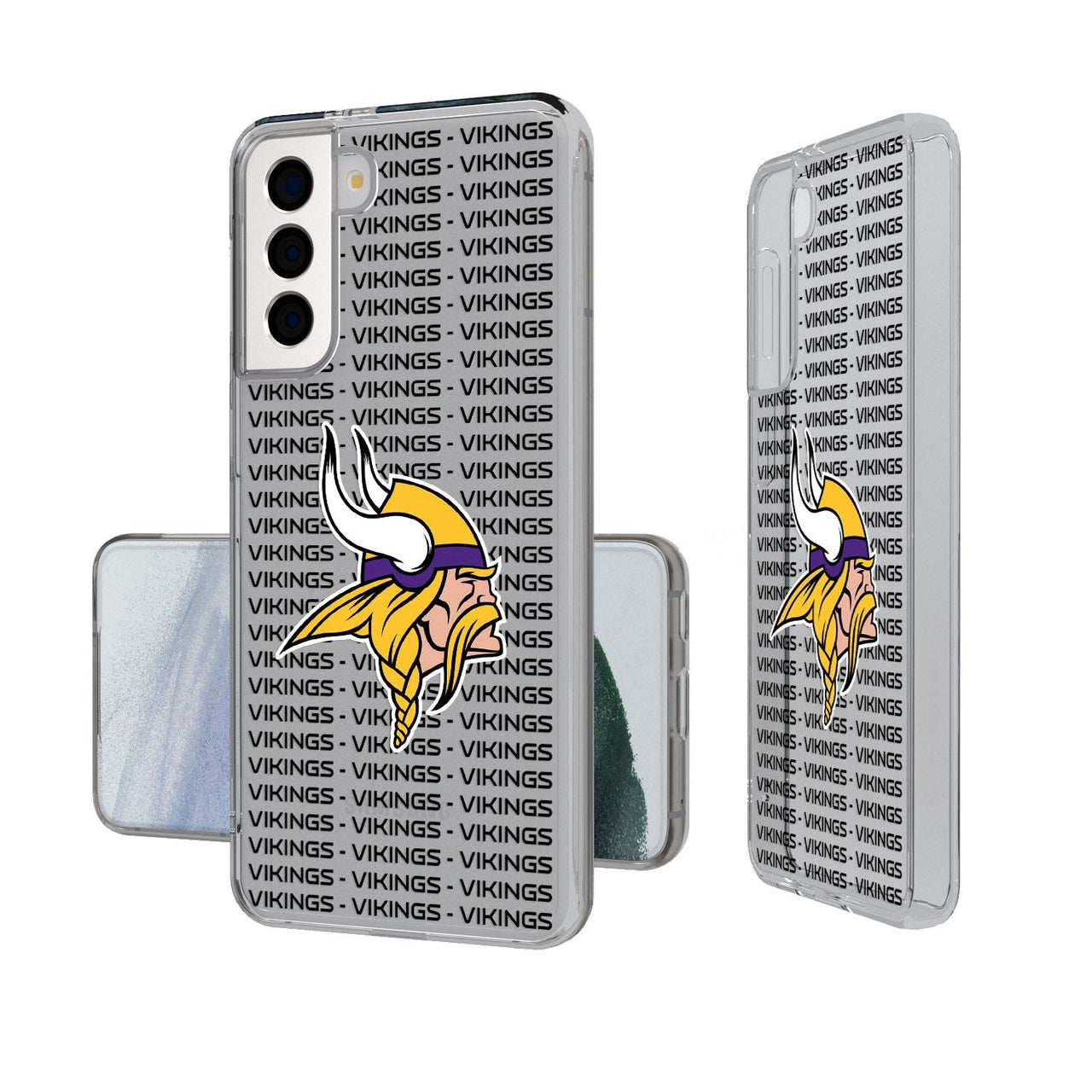 Minnesota Vikings Blackletter Clear Case-1