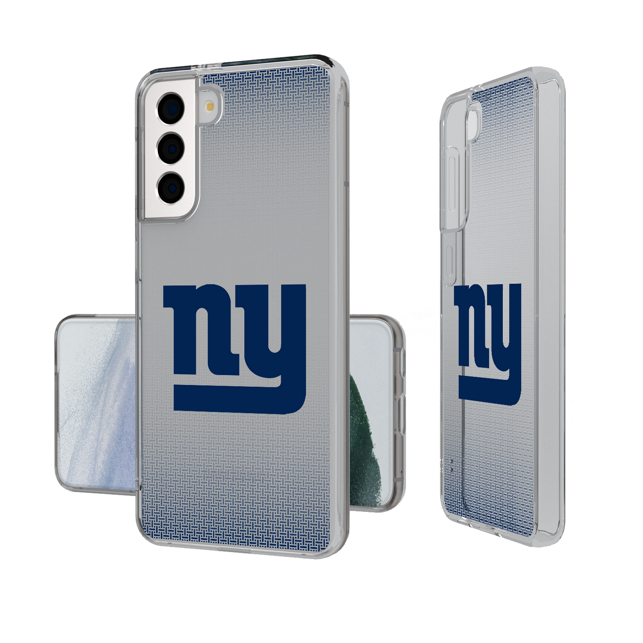 New York Giants Linen Clear Phone Case-1