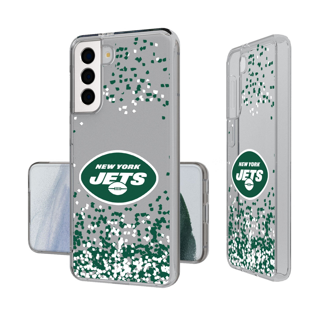 New York Jets Confetti Clear Case-19